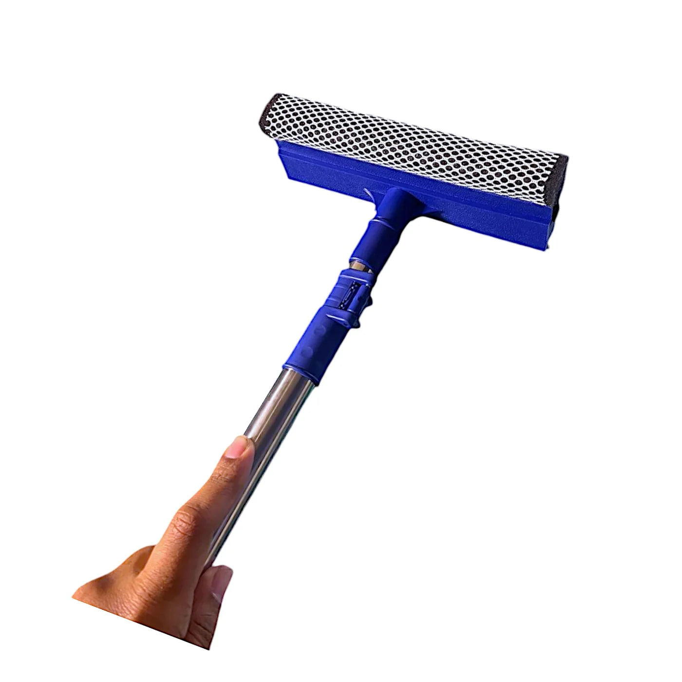 2-in-1 Window Squeegee with Telescopic Handle